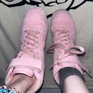 Pink FILAs Size 7